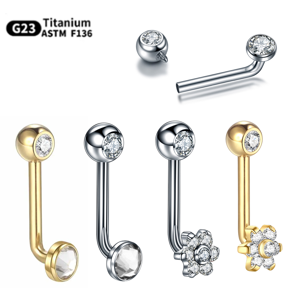 Body Jewelry Vch - 1 шт. титановые серьги для пирсинга