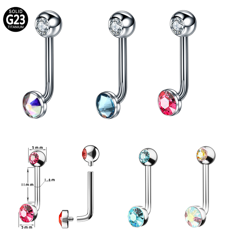 Body Jewelry Vch - 1 шт. F136 титановый 14 г