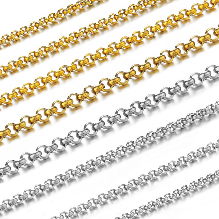 Body Jewelry Bulk - 1 метр цепочки из нержавеющей стали