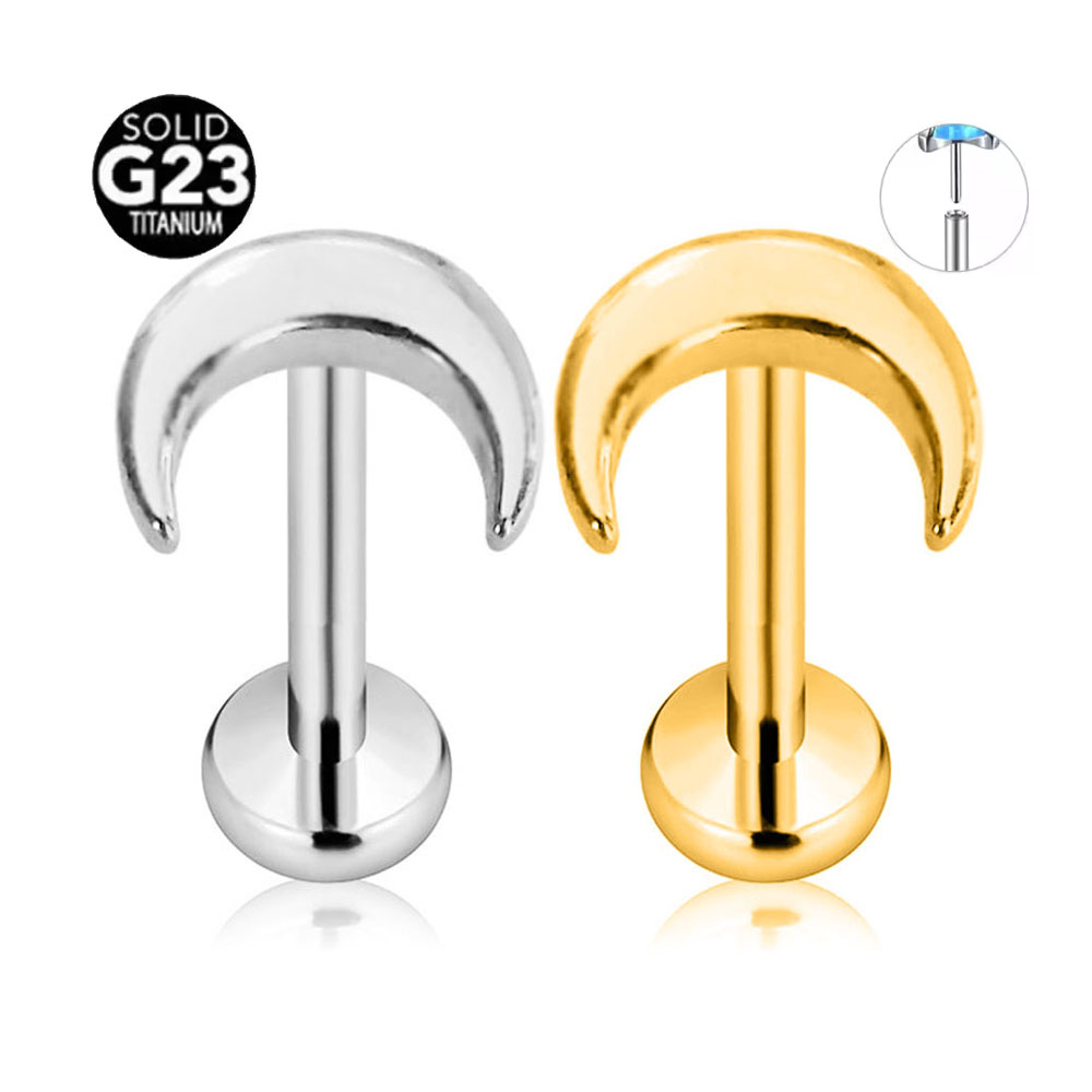 Body Jewelry Threadless - ASTM F136 G23 Титановая блестящая булавка