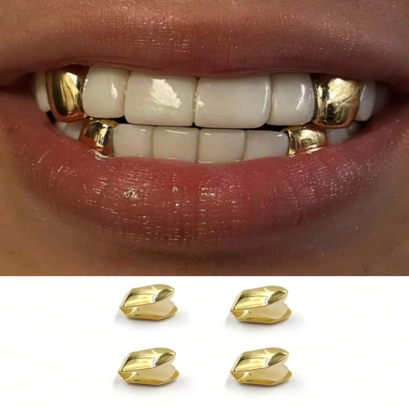Body Jewelry Kit - 1/2/3/4 шт. Набор металлических капп для