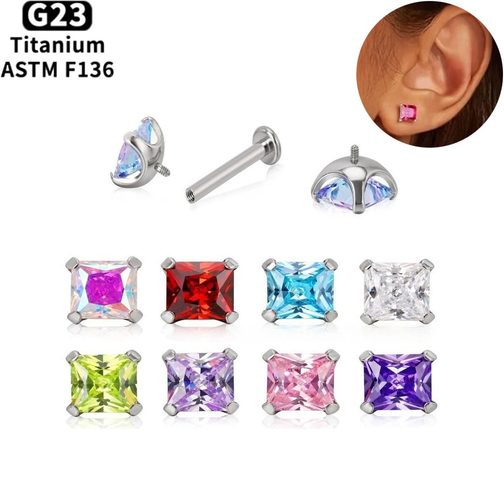 Body Jewelry Internally Threaded - Кольца для пирсинга из титана ASTM
