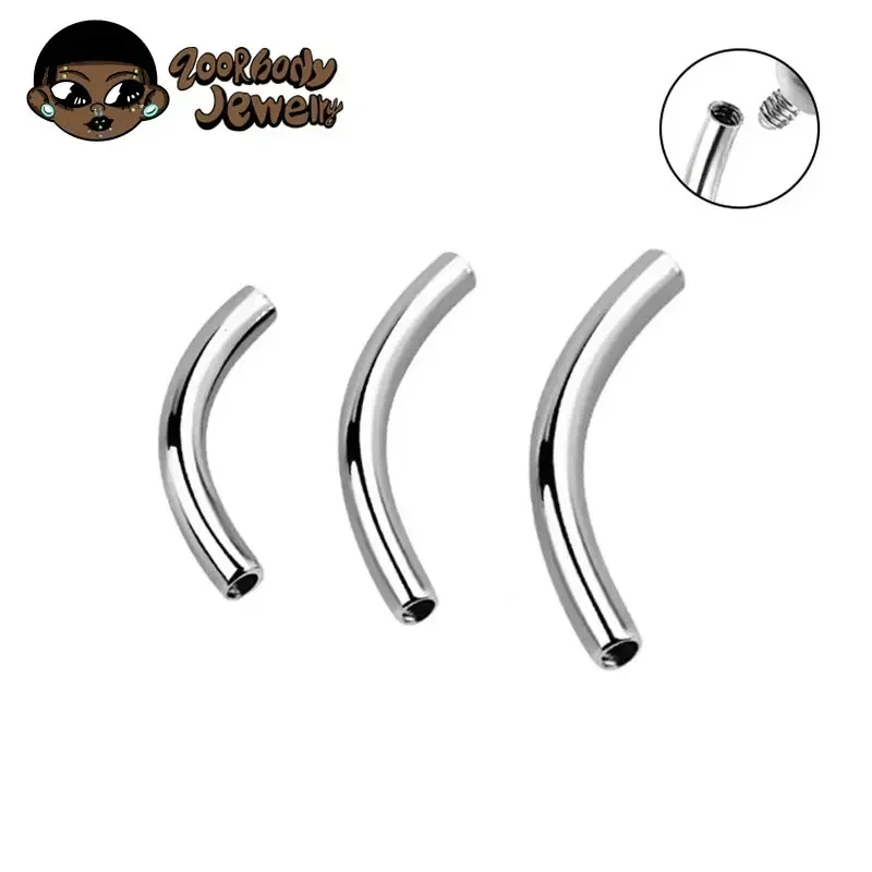 Body Jewelry Internally Threaded - 10 шт./лот ASTM F136 титановая внутренняя