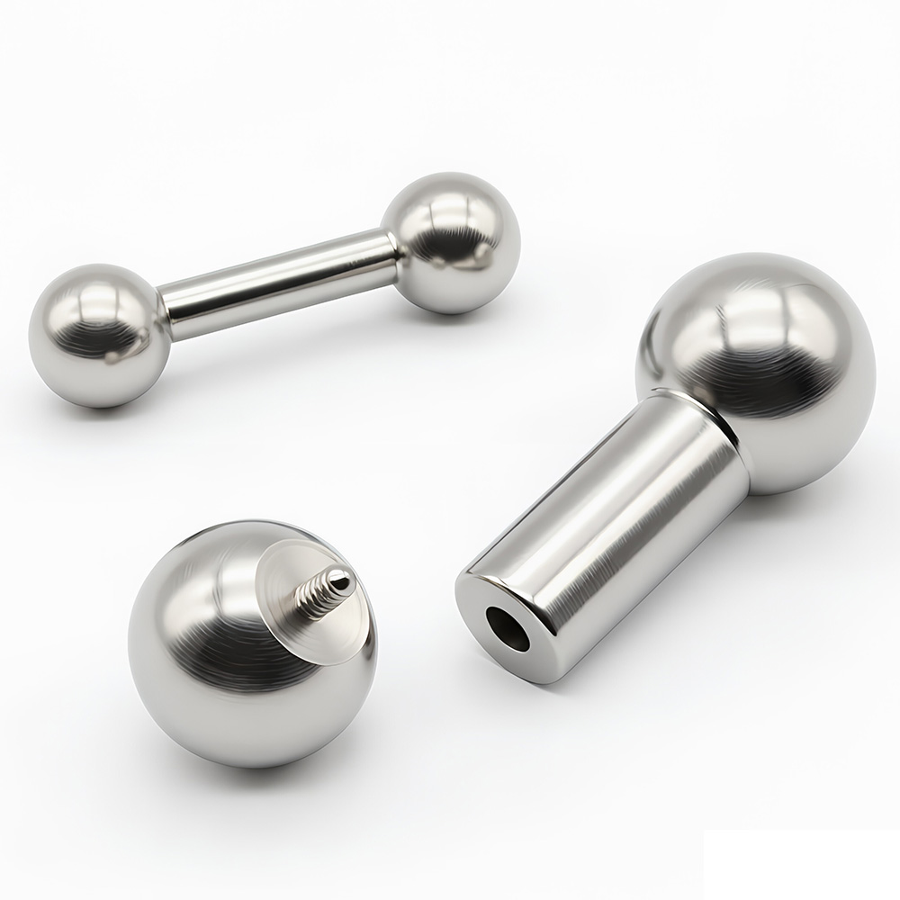 Body Jewelry Internally Threaded - 1 шт. 12G-00G из нержавеющей стали,