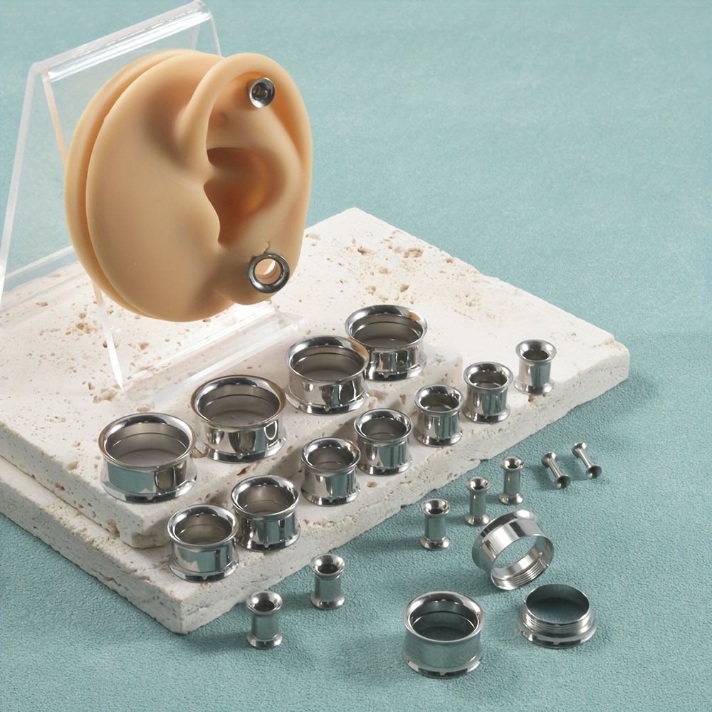 Body Jewelry Gauge Sizes - 1 пара/12 пар, набор, беруши с