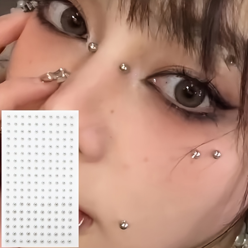 Body Jewelry Kit - Набор из 4 предметов: самоклеящиеся искусственные