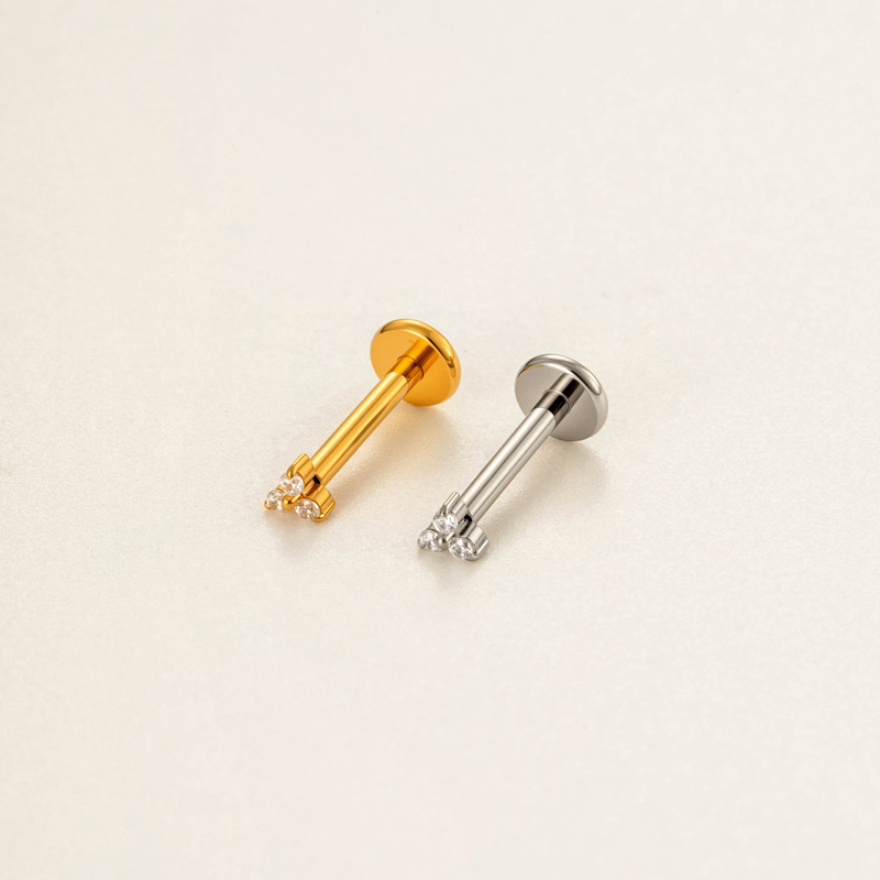 1 шт. титановая серьга-гвоздик – обзор и цена Body Jewelry Threadless