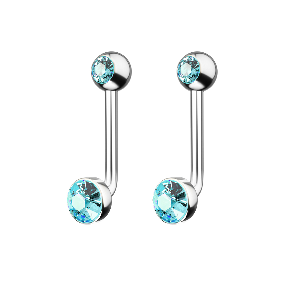 1 шт. F136 титановый 14 г CZ д – обзор и цена Body Jewelry Vch