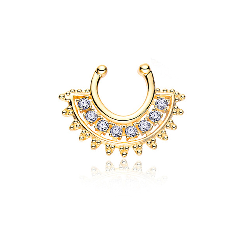 1 шт. U-образный поддельный кл – обзор и цена Body Jewelry Metal Types