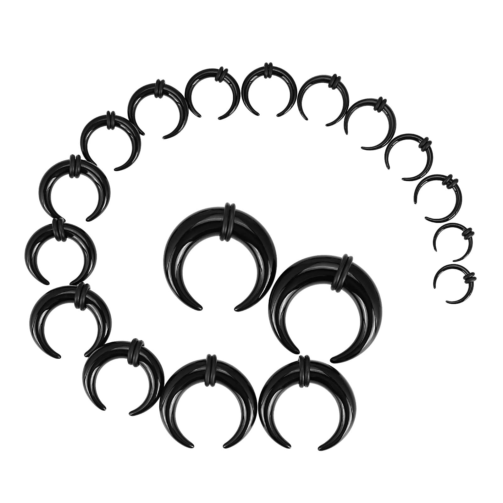 18 шт. акриловые конусы для пе – обзор и цена Body Jewelry Gauge Sizes