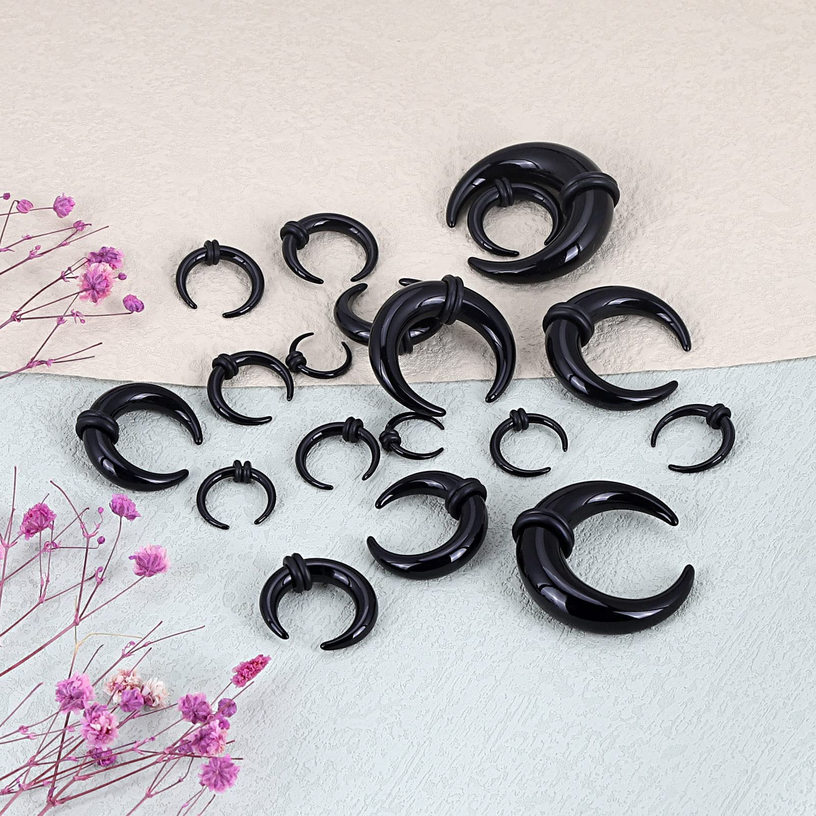 18 шт. акриловые конусы для пе – обзор и цена Body Jewelry Gauge Sizes