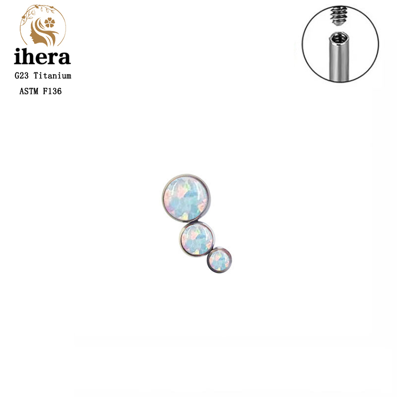 Серьги-гвоздики из титана G23  – обзор и цена Body Jewelry Internally Threaded