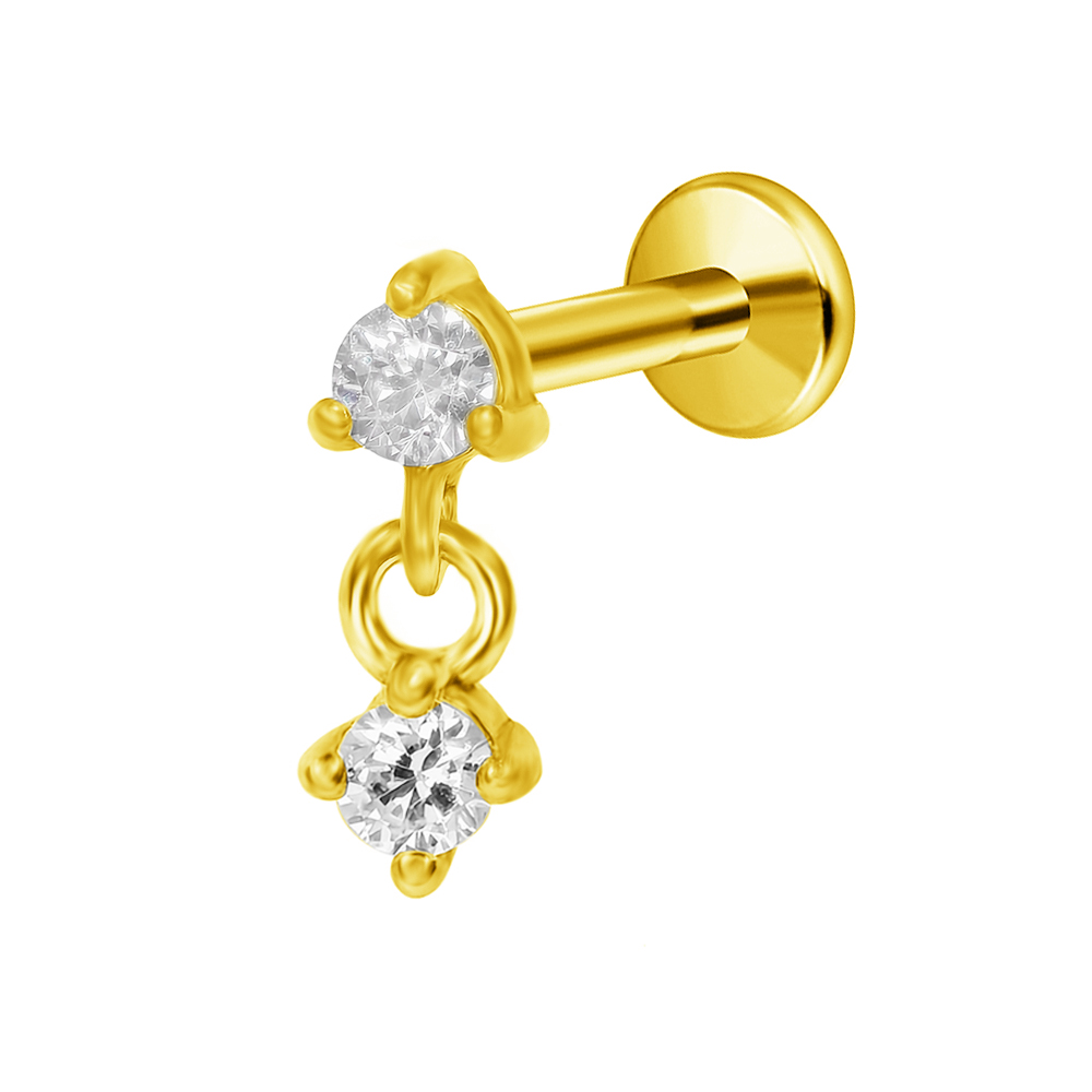 G23 Титановый кулон с луной и  – обзор и цена Body Jewelry Threadless