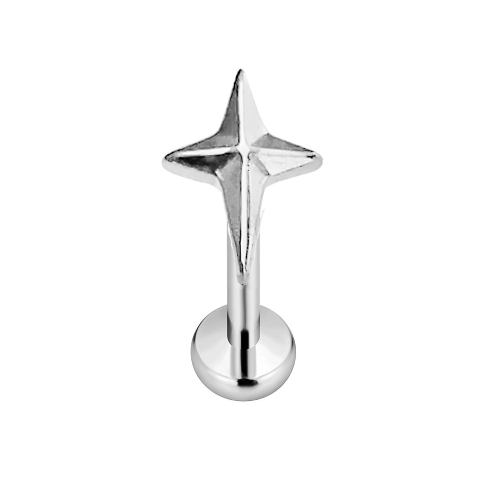 Серьги-гвоздики из титана без  – обзор и цена Body Jewelry Threadless