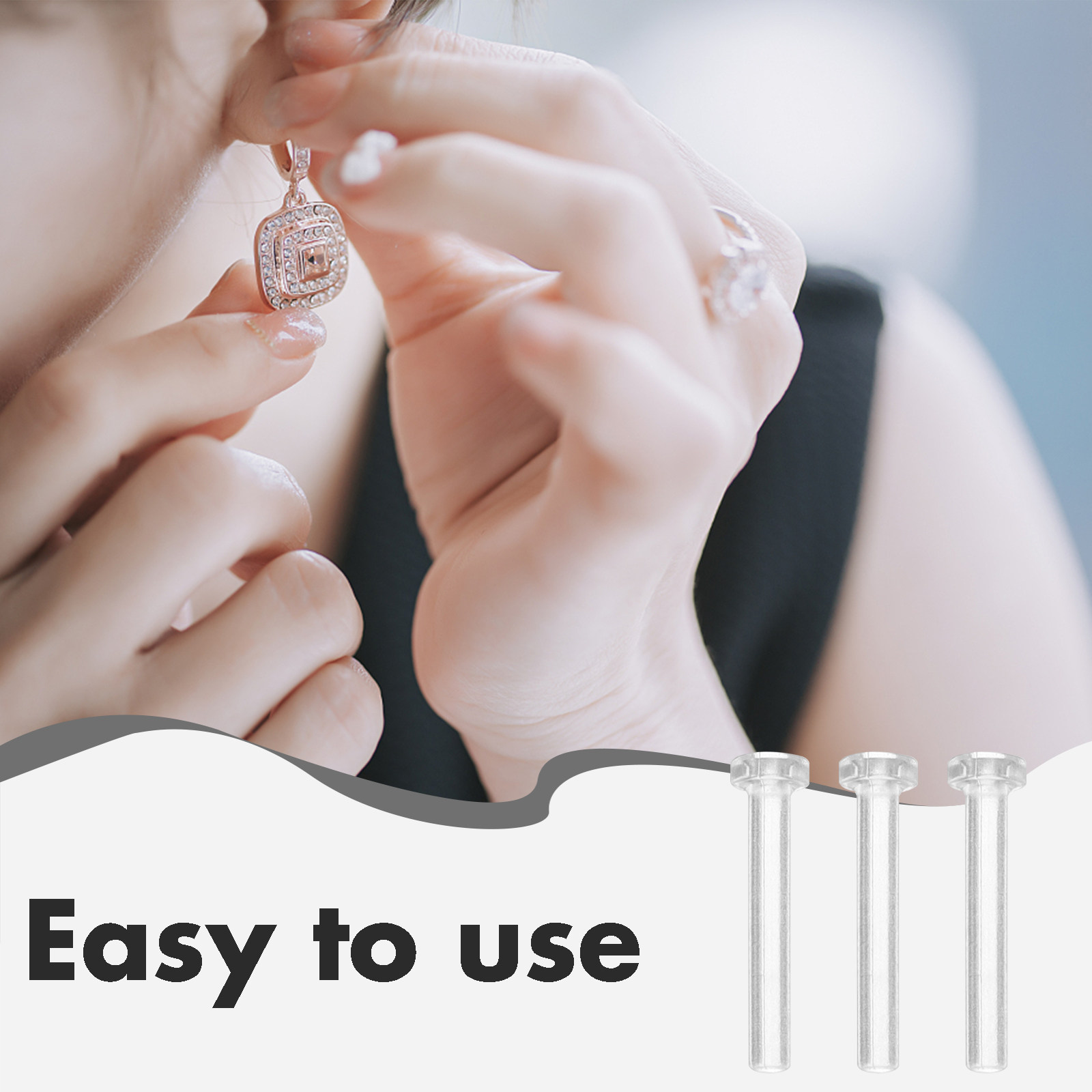 50 шт. прозрачных защитных чех – обзор и цена Body Jewelry For Sensitive Skin