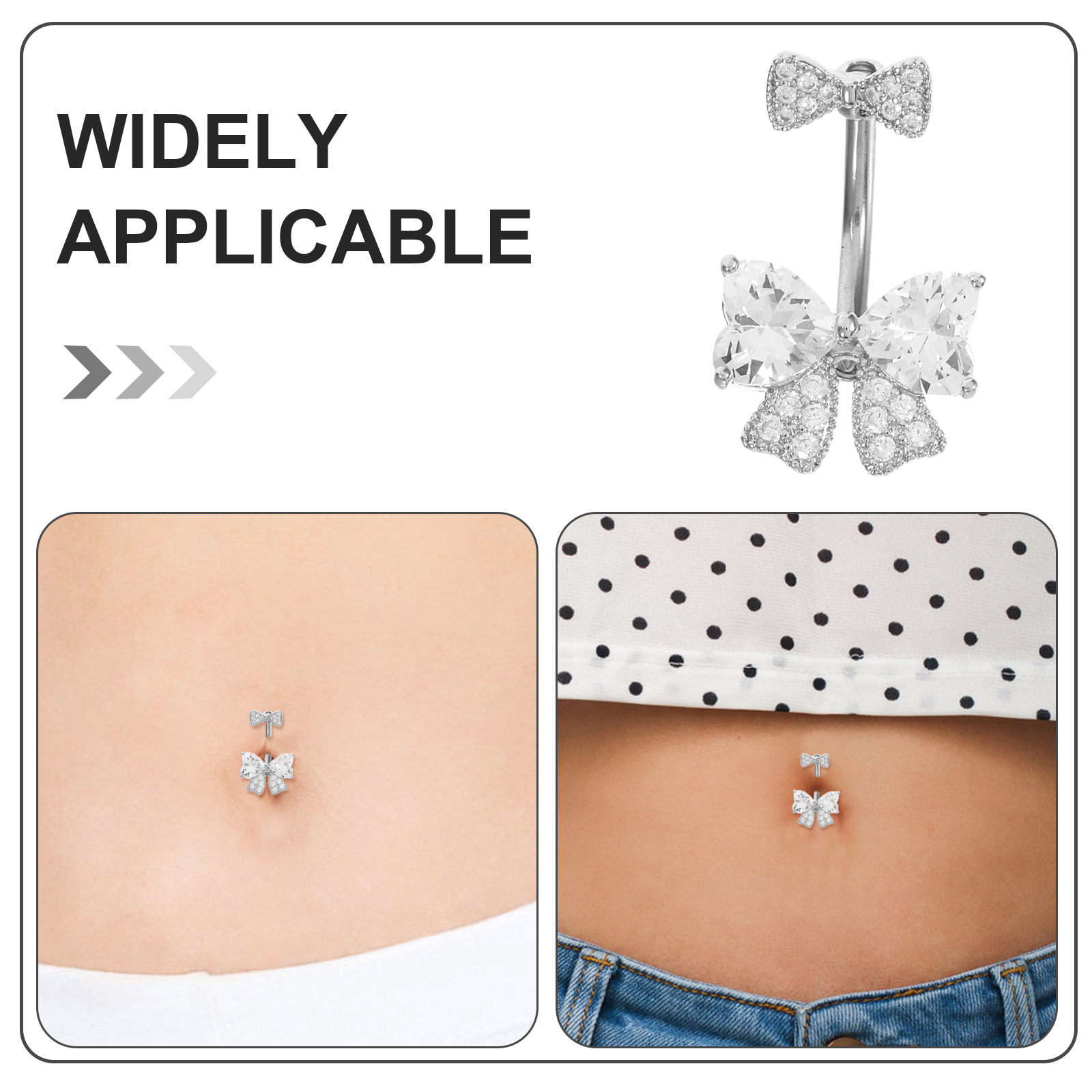 Кольца для пупка из нержавеюще – обзор и цена Body Jewelry For Sensitive Skin