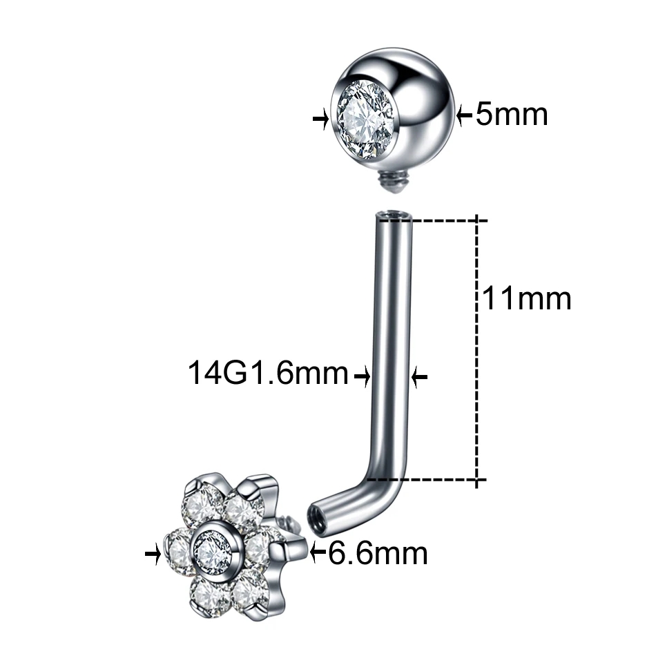 Кольцо для пирсинга женское из – обзор и цена Body Jewelry Vch