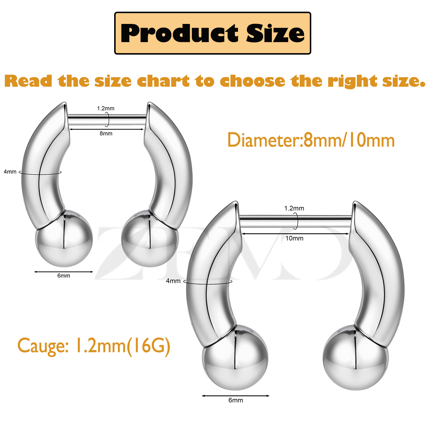 ZEMO 1 шт. 16 г кольцо в форме – обзор и цена Body Jewelry Threadless