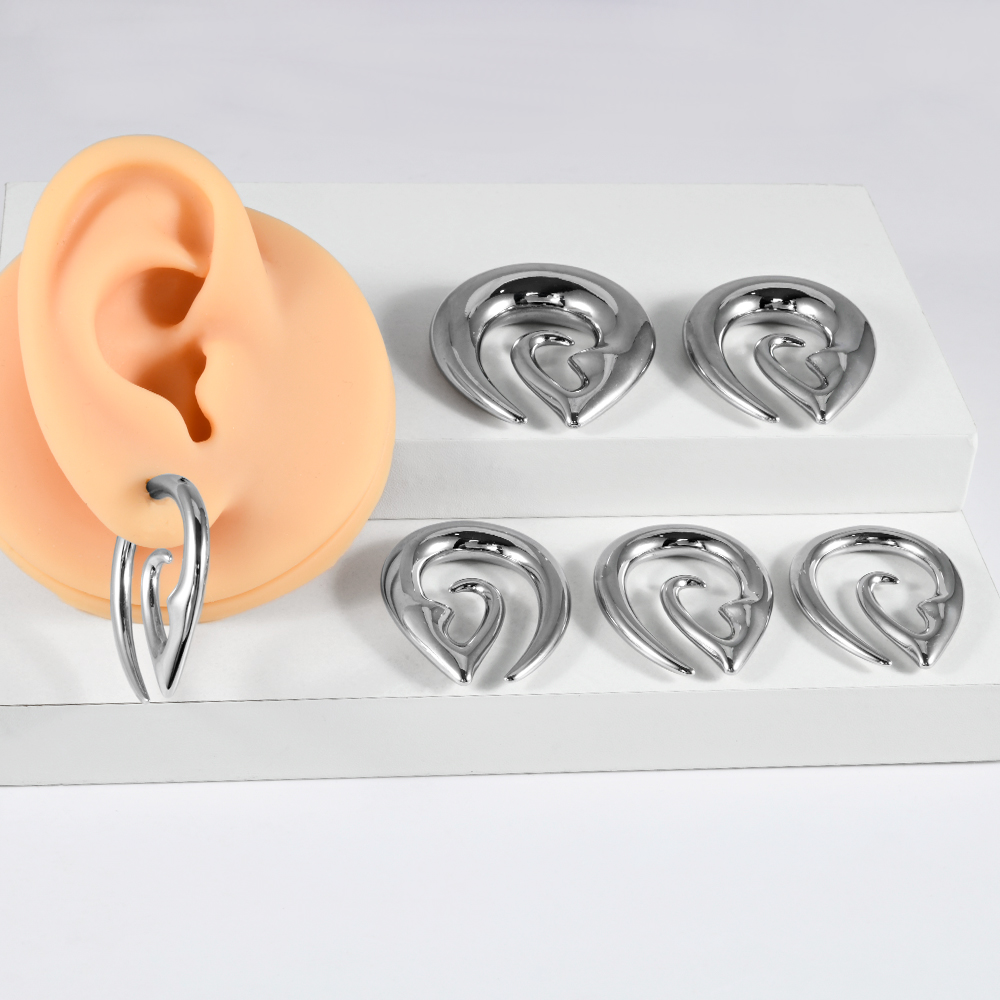 1 шт. Серебристые серьги-ганте – обзор и цена Body Jewelry Hangers