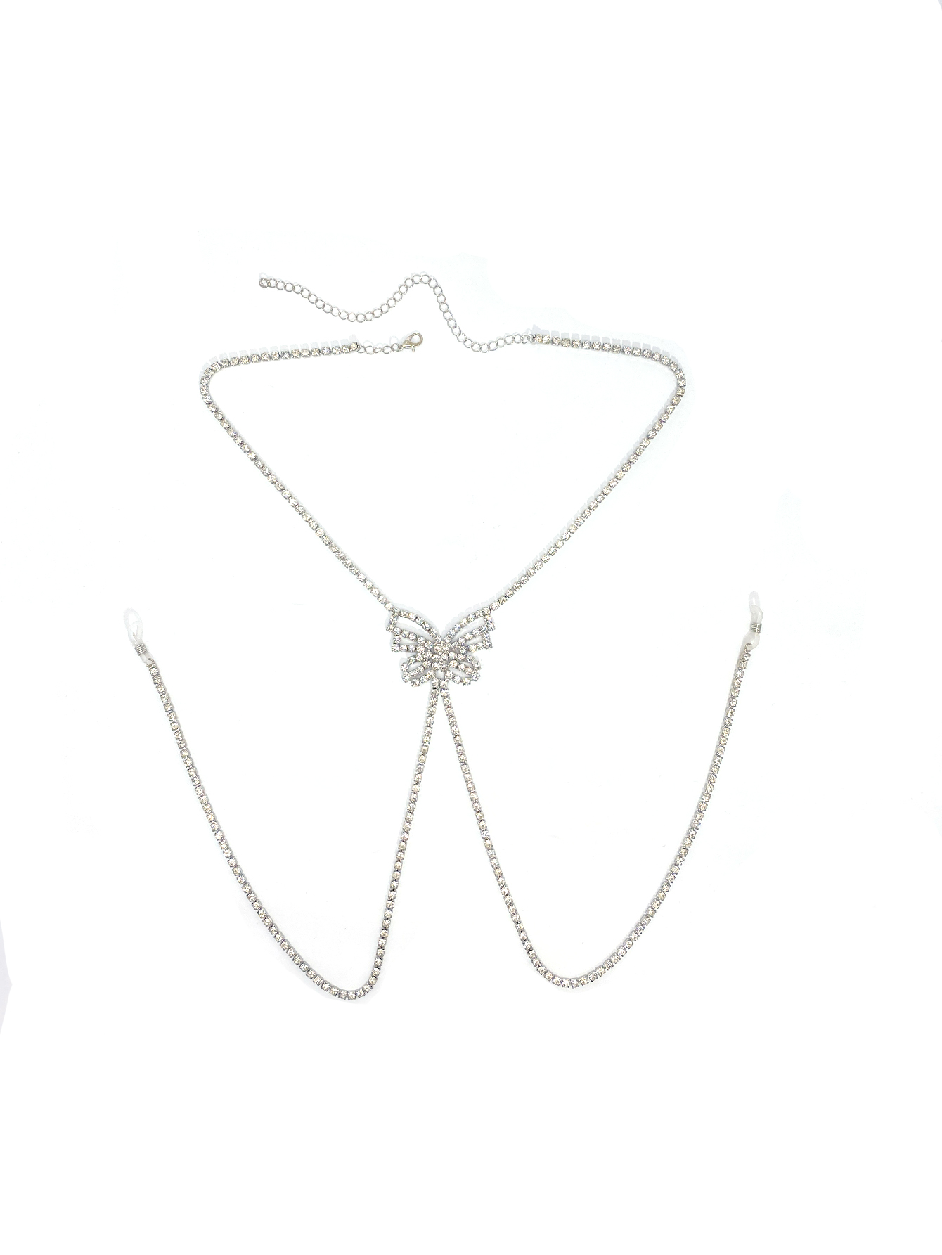 Цепочка для сосков с бабочкой  – обзор и цена Body Jewelry Rhinestone