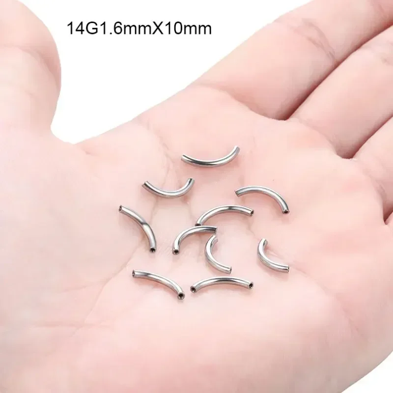 10 шт./лот ASTM F136 титановая – обзор и цена Body Jewelry Internally Threaded