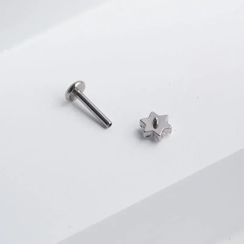 ASTM F136 Титановый пирсинг с  – обзор и цена Body Jewelry Internally Threaded