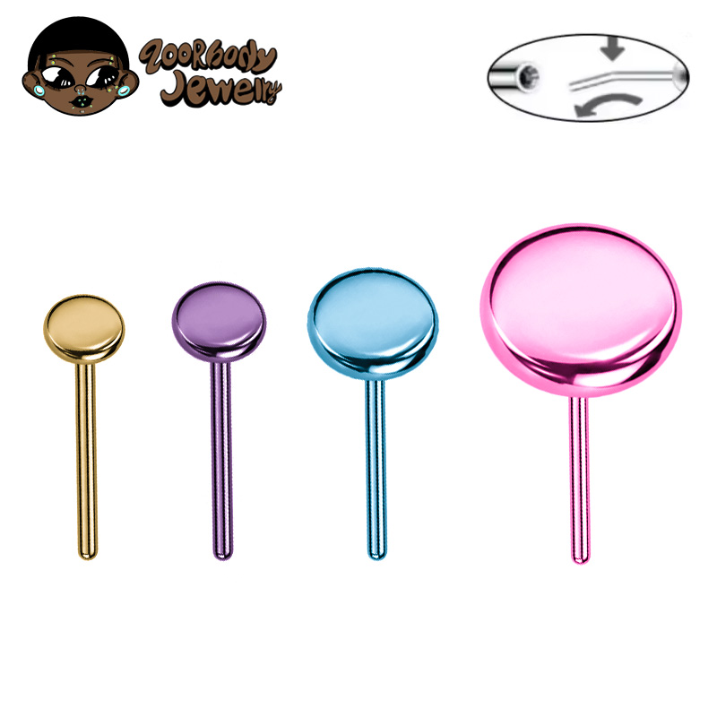 10 шт. титановых пусх-пинов AS – обзор и цена Body Jewelry Threadless