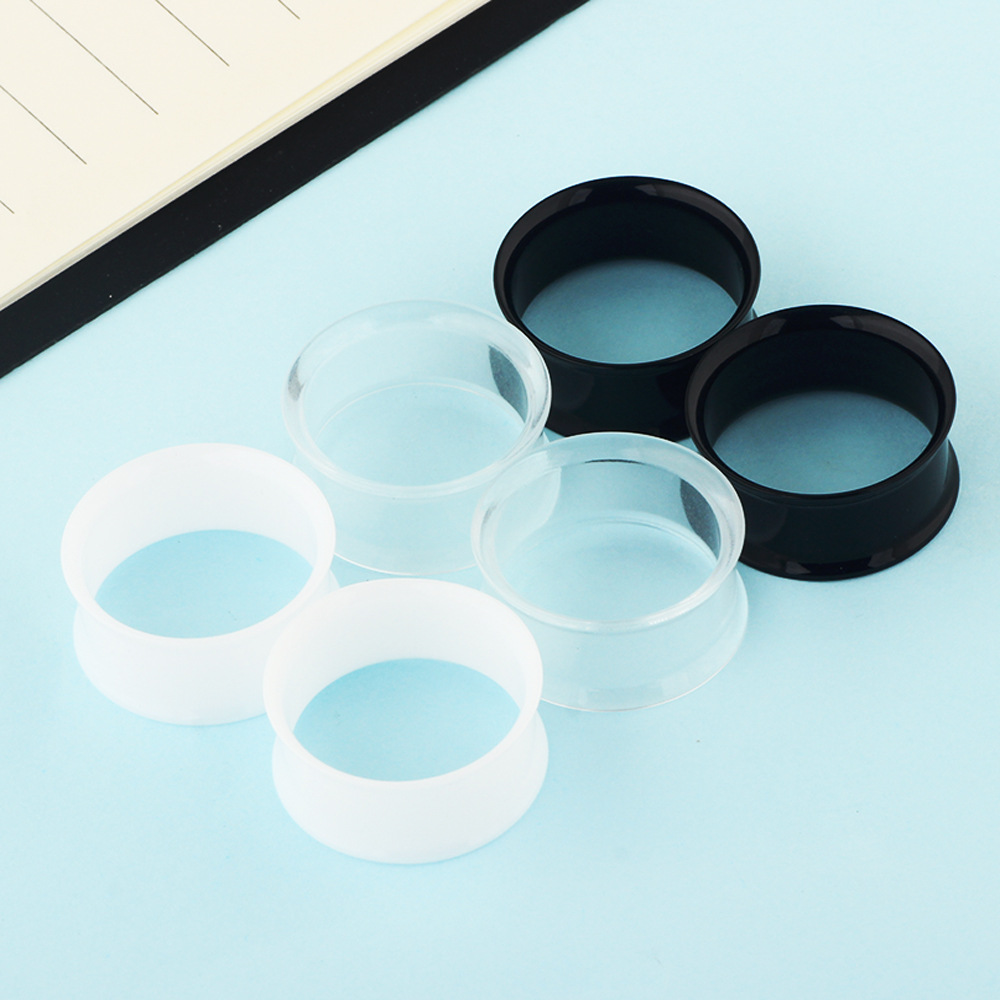 6 порожних акриловых двойных т – обзор и цена Body Jewelry Gauge Sizes