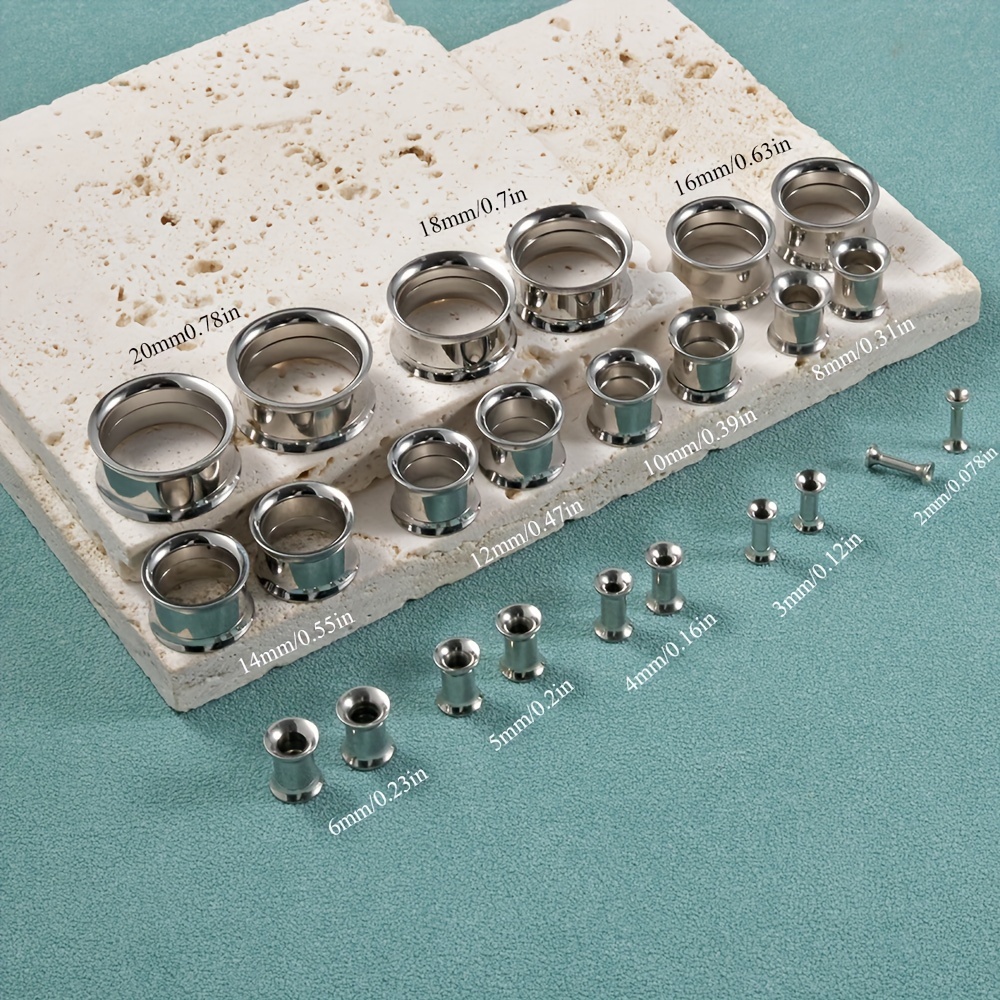 1 пара/12 пар, набор, беруши с – обзор и цена Body Jewelry Gauge Sizes